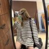 領口撞色上衣